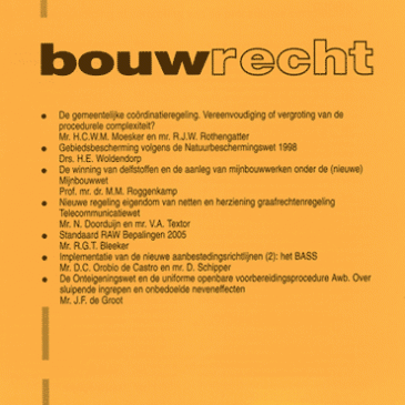 De gemeentelijke coördinatieregeling